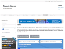 Tablet Screenshot of placesincolorado.com
